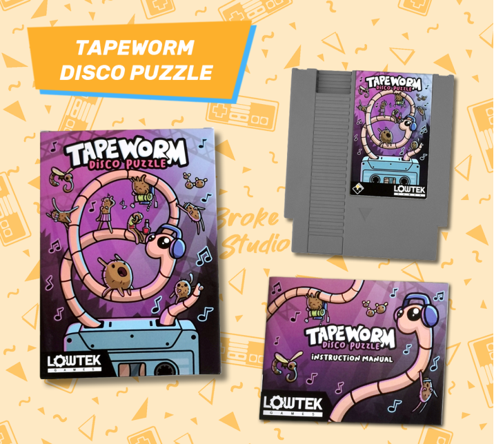 Tapeworm Disco Puzzle (NES)