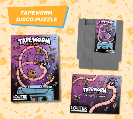 Tapeworm Disco Puzzle (NES)