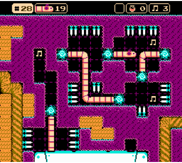 Tapeworm Disco Puzzle (NES)